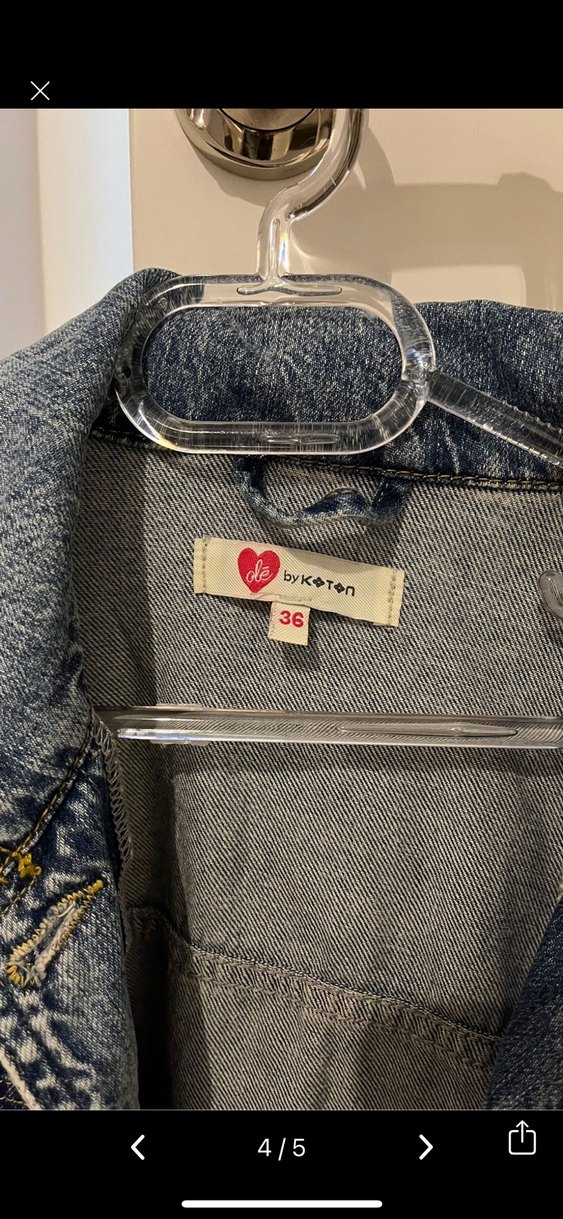 Kadın Denim Ceket - Görsel 4