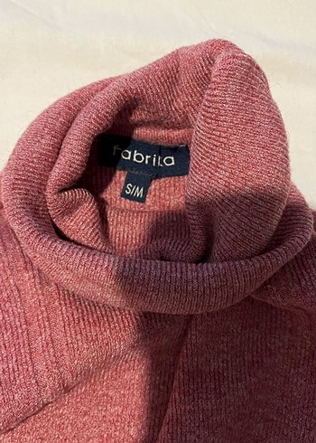 Fabrika Pembe Kolsuz triko Kadın üst - Görsel 3