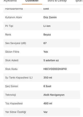 Roborock q7 beyaz Robot Süpürge - Görsel 7