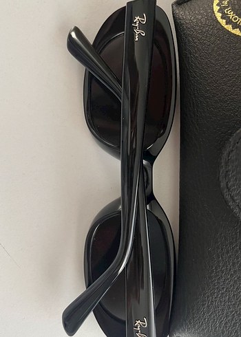 Ray-Ban Siyah Oval Güneş Gözlüğü - Görsel 6