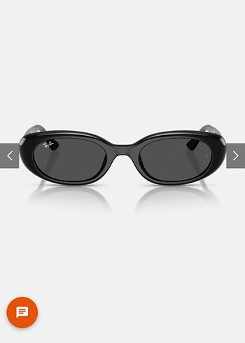 Ray-Ban Siyah Oval Güneş Gözlüğü - Görsel 2