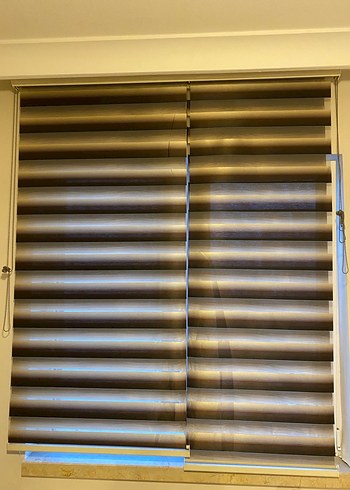 Kahverengi zebra stor perde - Görsel 2