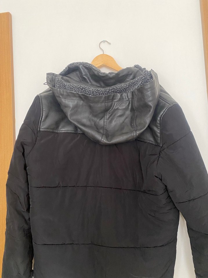 Fermuarlı Siyah Erkek xl mont - Görsel 3