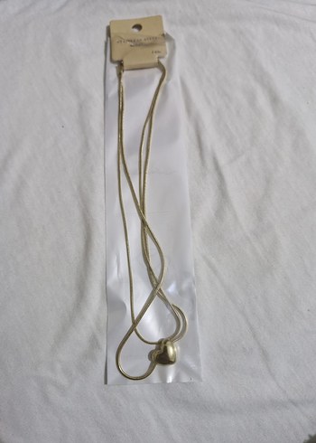 Altın Renk Zincir Detaylı İkili Midi Kararmaz Çelik Kolye - Görsel 2