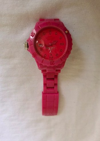 Pembe Kadın Kol Saati Tokalı