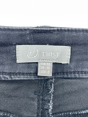 38 Beden siyah Renk Twist Jean / Kot %70 İndirimli.