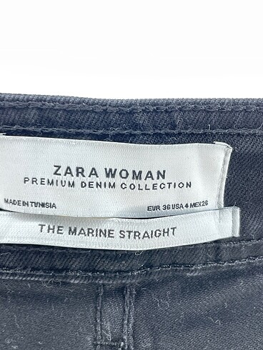 36 Beden siyah Renk Zara Jean / Kot %70 İndirimli.