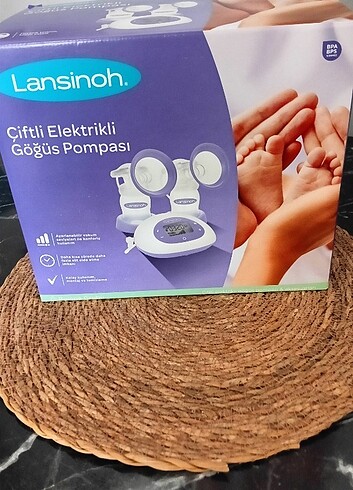 Lansinoh çiftli elektrikli süt sagim makinasi