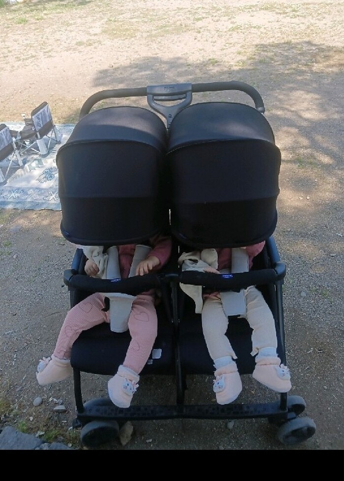 Chicco ikiz bebek arabası - Görsel 3