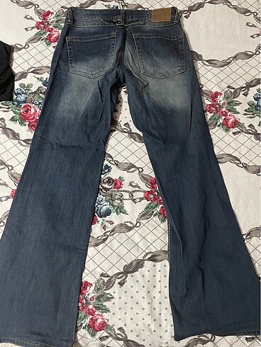 Mango y2k dusuk bel jean