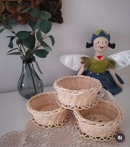 Diğer Bambu Mini Sepet