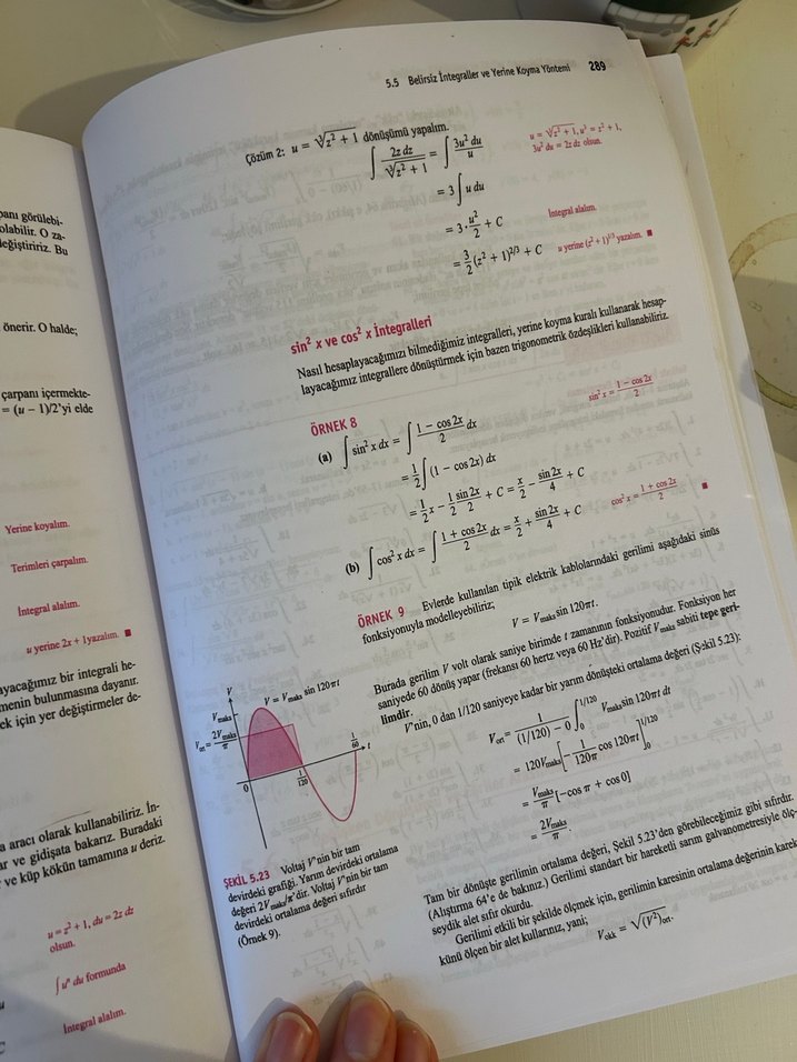 Thomas Kalkülüs Cilt 1 - Pearson - Görsel 3