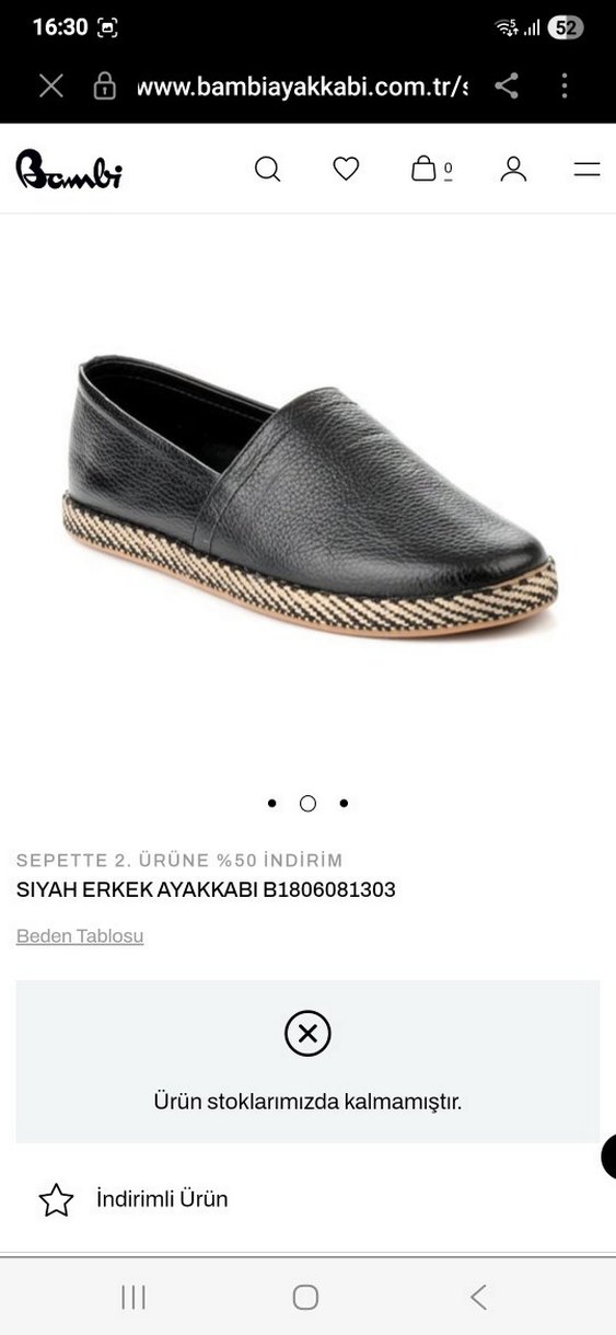 Bambi Deri Siyah Erkek Espadril Ayakkabı - Görsel 5