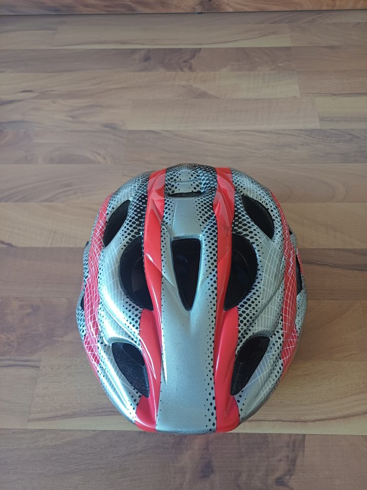 Kırmızı Yılan Desenli Biker Kask - Görsel 4