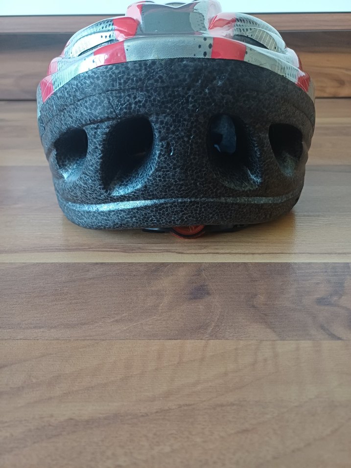 Kırmızı Yılan Desenli Biker Kask - Görsel 5
