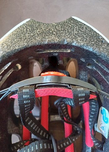 Beyaz Renkli Baskılı Biker Kask - Görsel 4