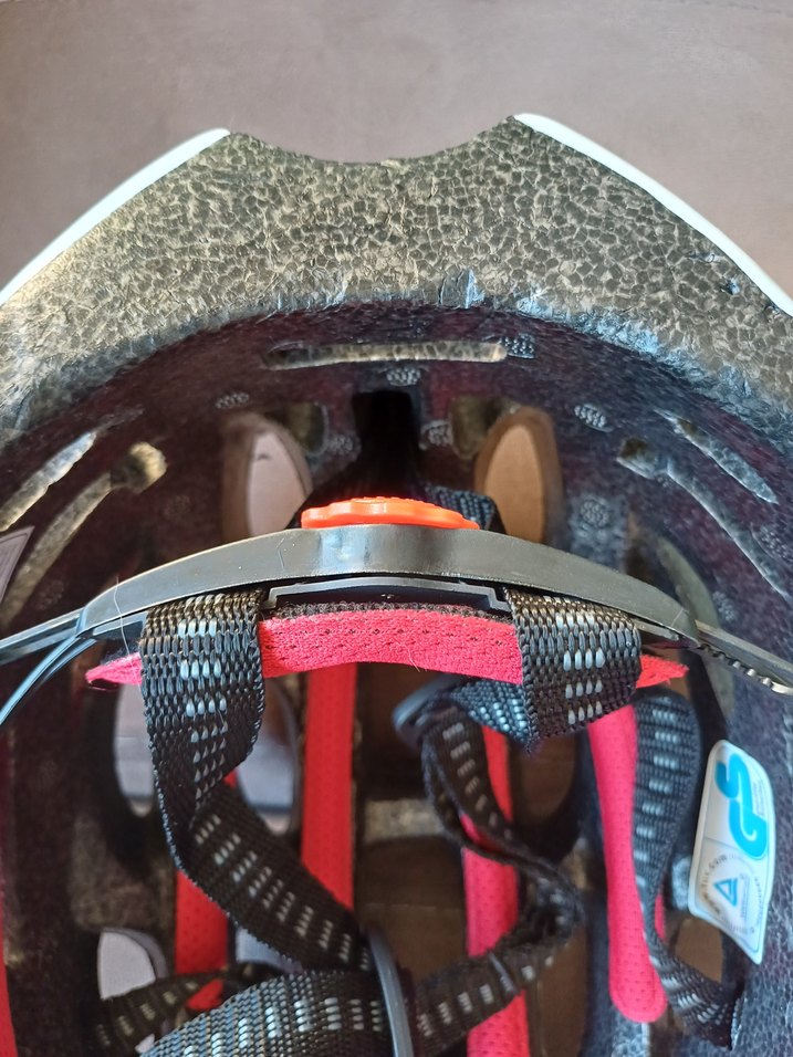 Beyaz Renkli Baskılı Biker Kask - Görsel 4