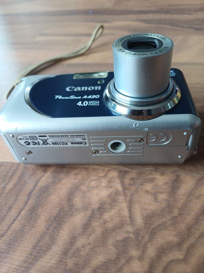 Canon PowerShot A430 4 MP Gri Dijital Kamera - Görsel 3