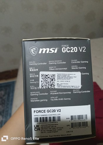 MSI GC20 V2 Kablolu Oyun Kumandası - Görsel 5