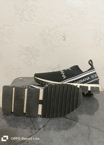 Unisex Dolce & Gabbana Siyah Örgü Sneaker - Görsel 5