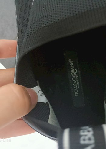 Unisex Dolce & Gabbana Siyah Örgü Sneaker - Görsel 6