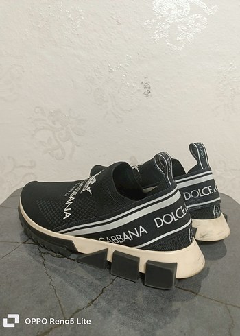 Unisex Dolce & Gabbana Siyah Örgü Sneaker - Görsel 2