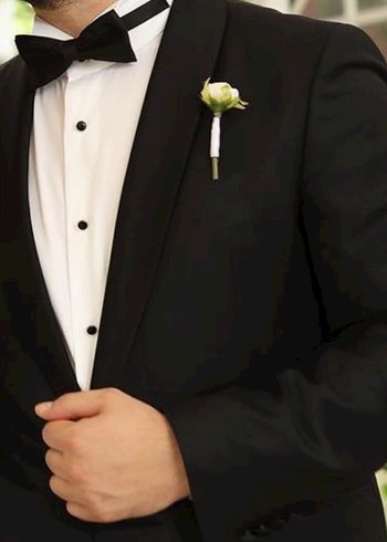 Düğün İçin Siyah Klasik Damat Takımı