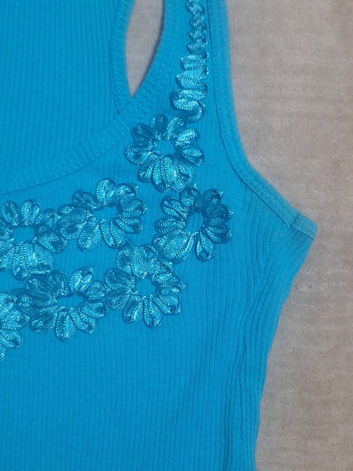 Vintage saks mavisi  uzun atlet - Görsel 2