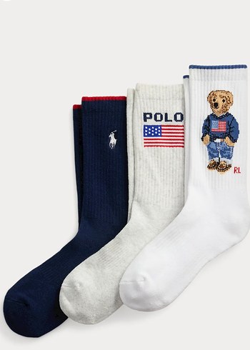 Polo Ralph Lauren 4lu Kadin Corap Seti