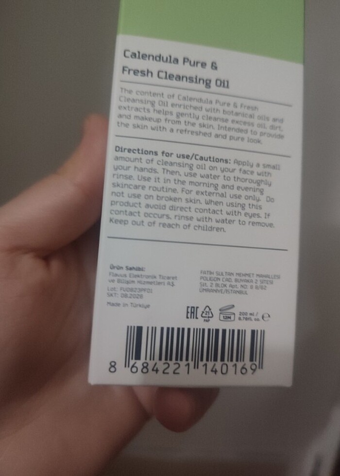 Skin401 yağ bazlı temizleyici  - Görsel 2