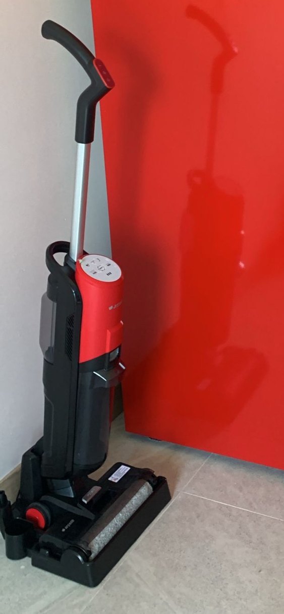 Kırmızı Dikey Elektrikli Süpürge - Görsel 2