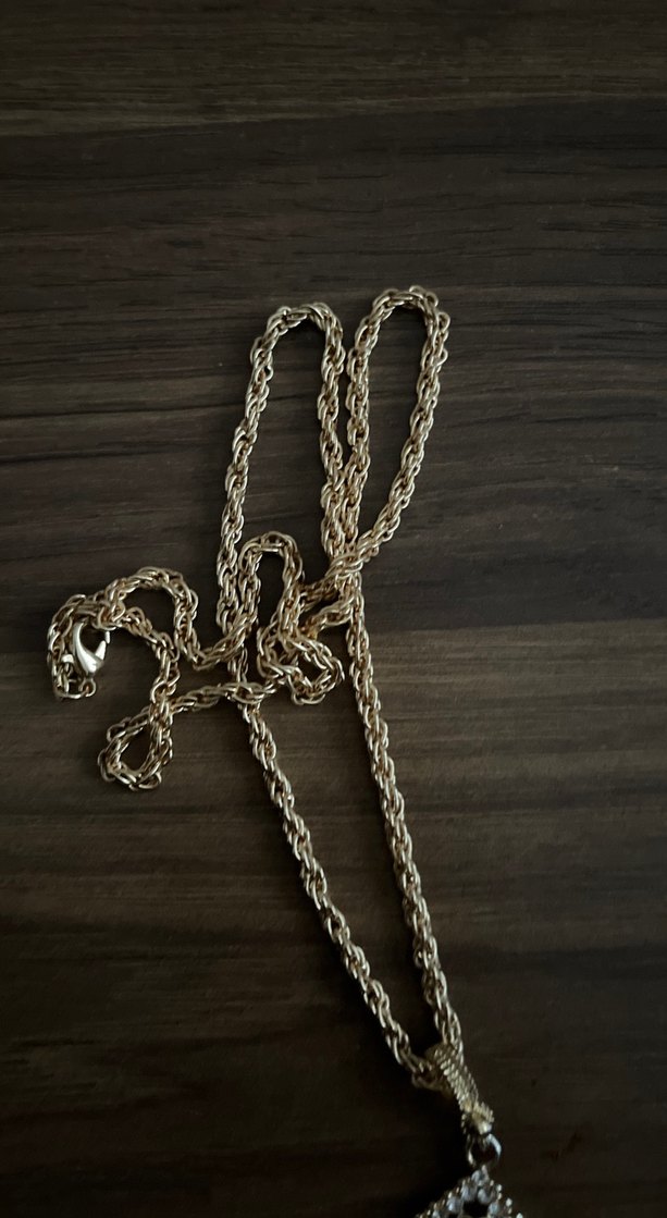 Uzun Zincirli Turkuaz Bohem Kolye - Görsel 3