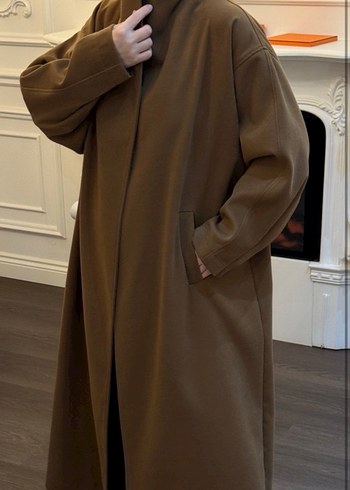 Bej Uzun Klasik Kaban - Görsel 2