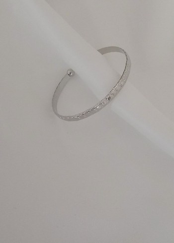 Diğer Minimalist Gri Boncuklu Kadın Bileklik
