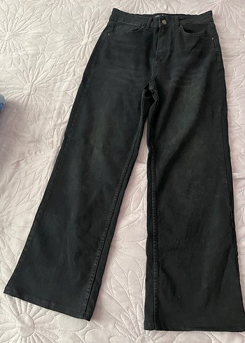 36 Beden Siyah wide leg Kadın Pantolon