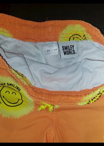 Zara Smiley World Baskılı Erkek deniz şortu - Görsel 2
