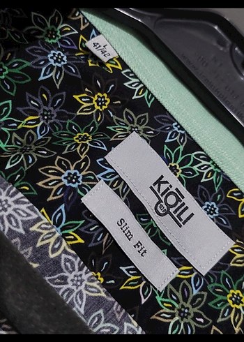 Kiğılı - Çiçek Desenli Çok Renkli Erkek Gömlek - Görsel 2