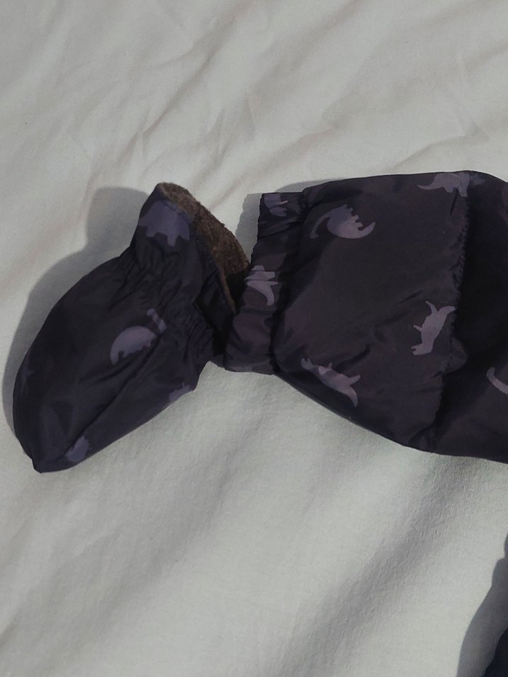 GAP - Lacivert 6-12 ay Fermuarlı Bebek Kışlık Kar Tulumu - Görsel 3