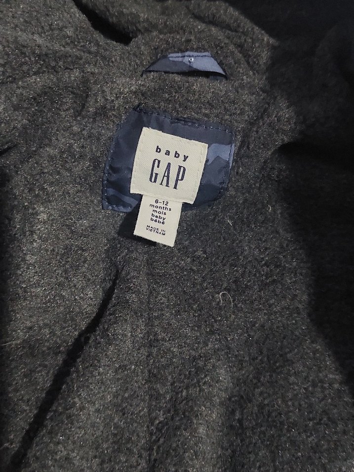 GAP - Lacivert 6-12 ay Fermuarlı Bebek Kışlık Kar Tulumu - Görsel 2