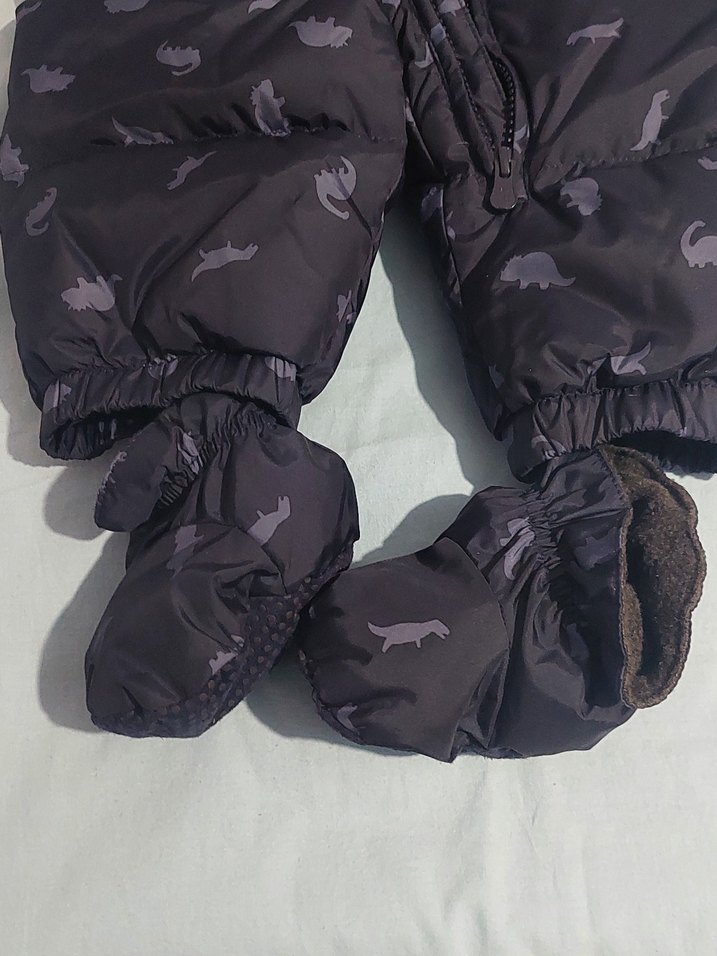 GAP - Lacivert 6-12 ay Fermuarlı Bebek Kışlık Kar Tulumu - Görsel 4