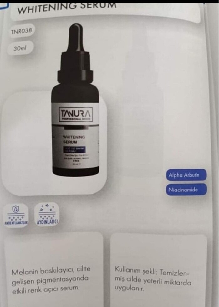 Tanura yüz cilt bakım serumu - Görsel 2