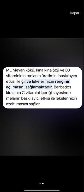 Tanura yüz cilt bakım serumu - Görsel 2