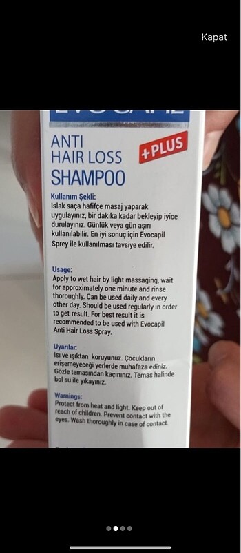 Evocapil şampuan - Görsel 2
