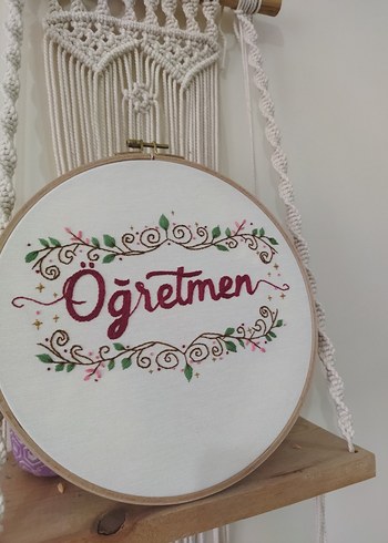  Bohem Nakışlı Öğretmen Duvar Süsü