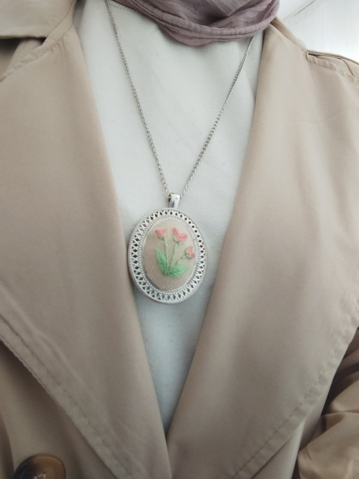 Nakışlı Bohem Midi Kolye - Görsel 2