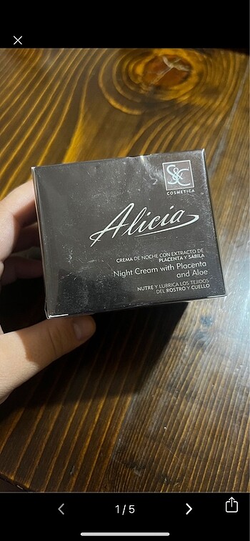 Alicia aloe gece kremi