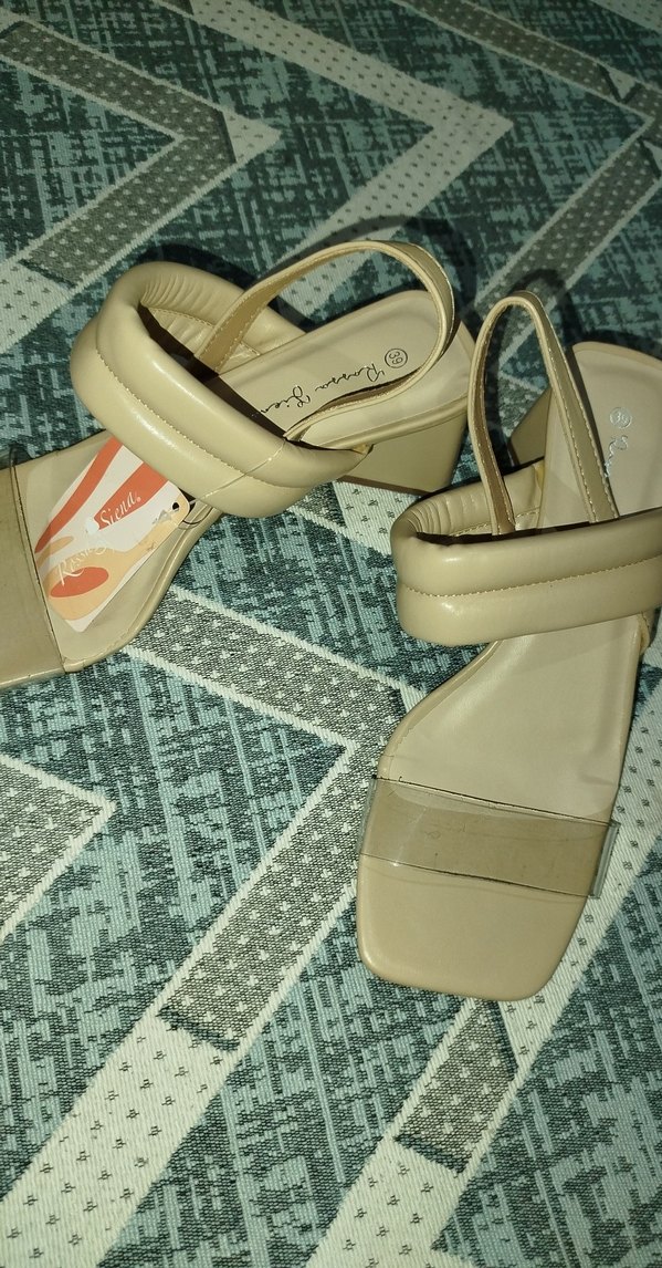 Bej kadın topuklu ayakkabı (cm) - Görsel 2