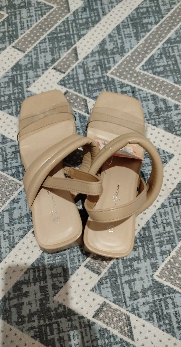 Bej kadın topuklu ayakkabı (cm) - Görsel 4