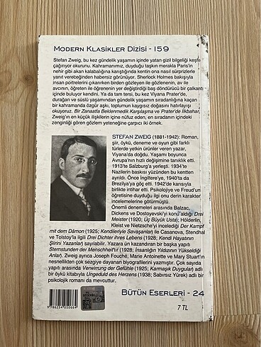 Beden Bir Zanaatla Beklenmedik Karşılaşma Stefan Zweig