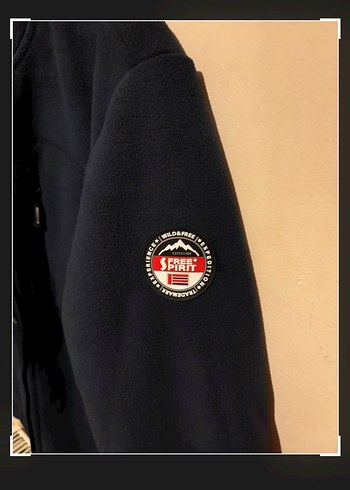 Diğer Navy Lacivert Fermuarlı Erkek Polar Sweatshirt Mont